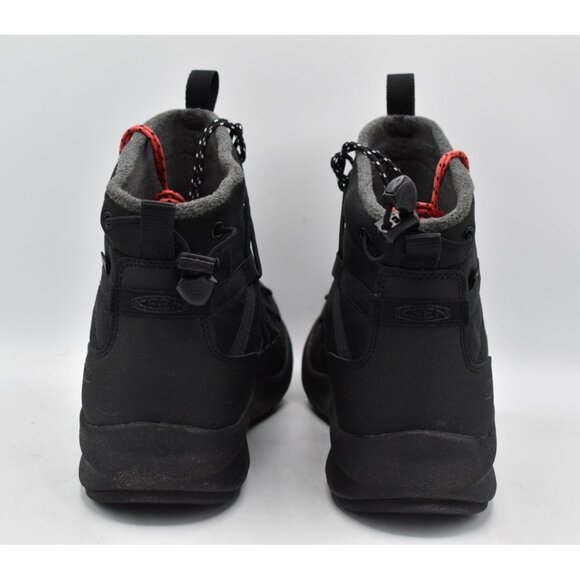 Keen Mens Size 10 Uneek SNK Chukka Triple Black Waterproof Boots Shoes - Picture 6 of 15